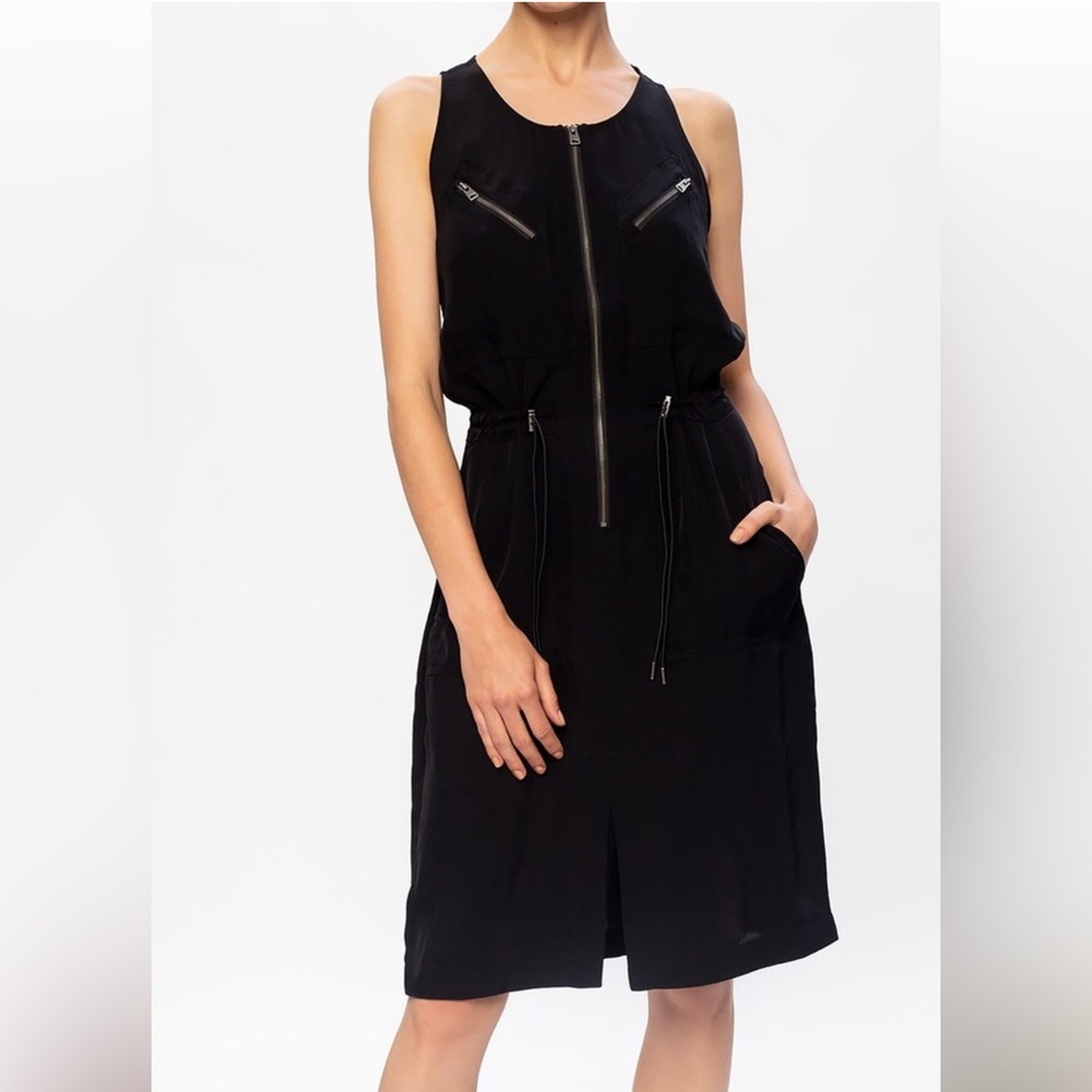 All Saints Vola Dress Black